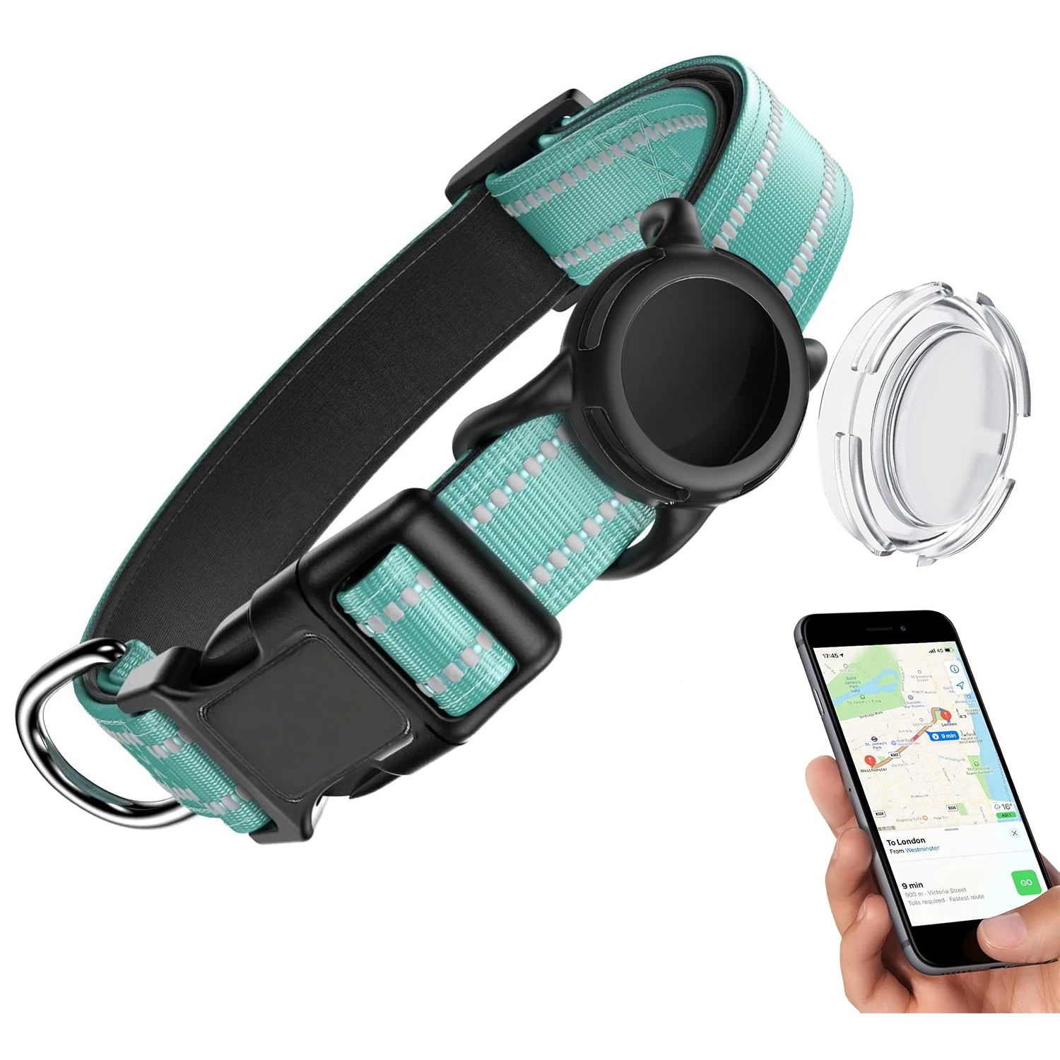 Kliply DogTrack — AirTag Waterproof Safety Collar