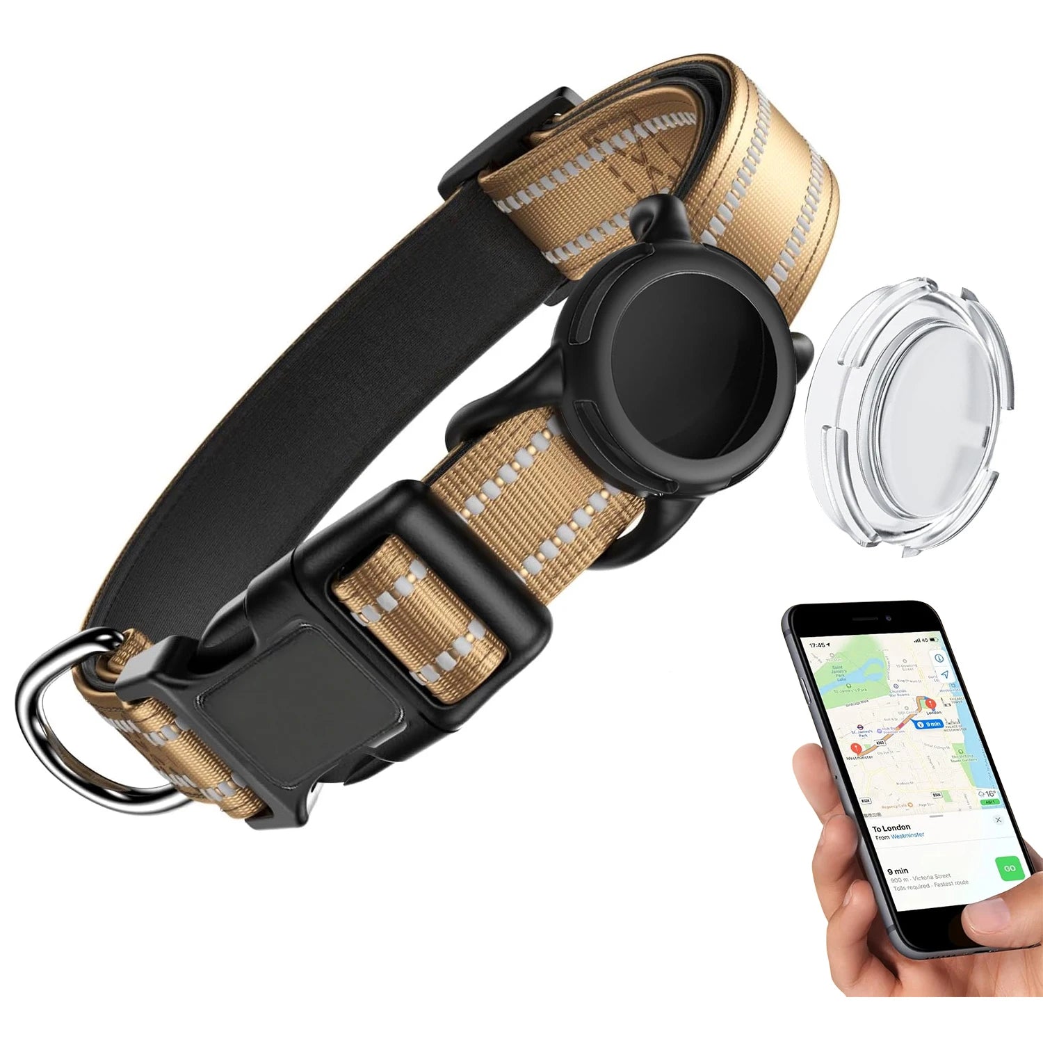 Kliply DogTrack — AirTag Waterproof Safety Collar
