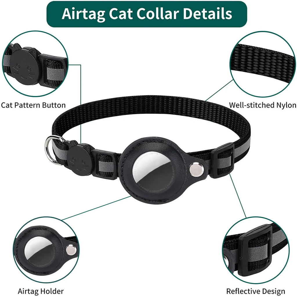 Kliply CatTrack — AirTag Breakaway Safety Collar