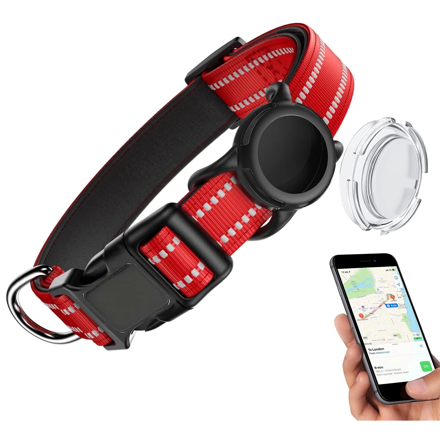 Kliply DogTrack — AirTag Waterproof Safety Collar