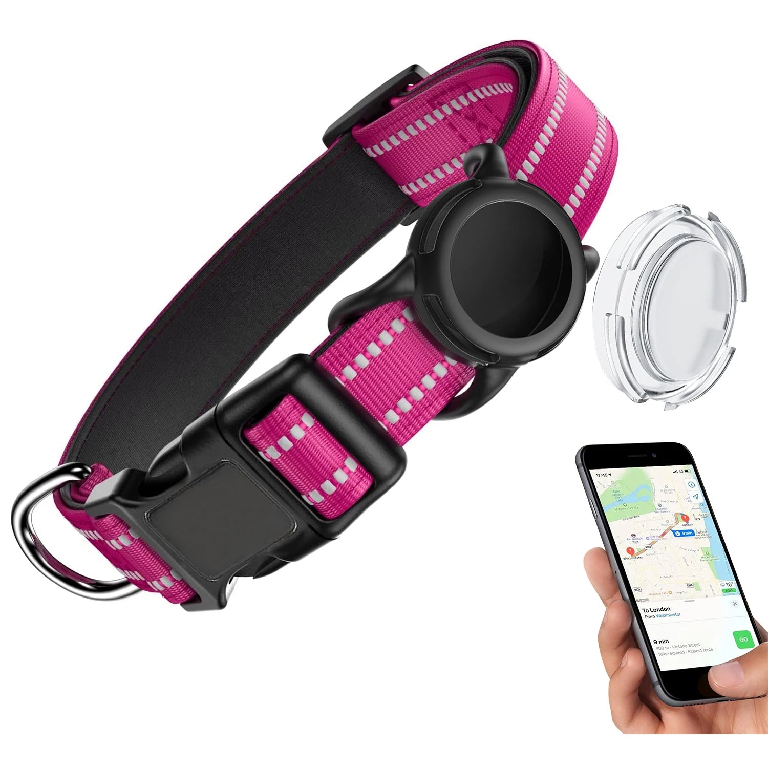 Kliply DogTrack — AirTag Waterproof Safety Collar