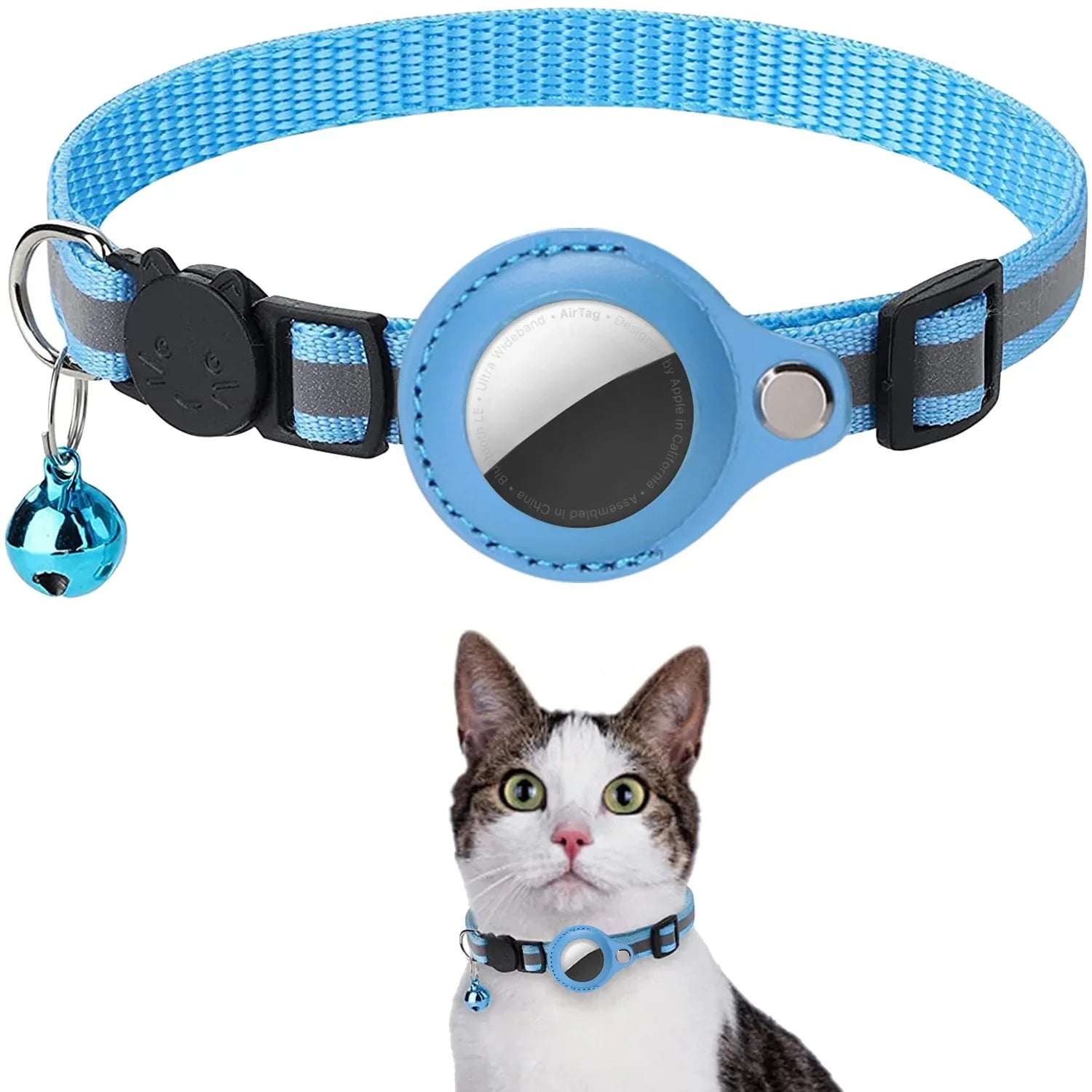 Kliply CatTrack — AirTag Breakaway Safety Collar