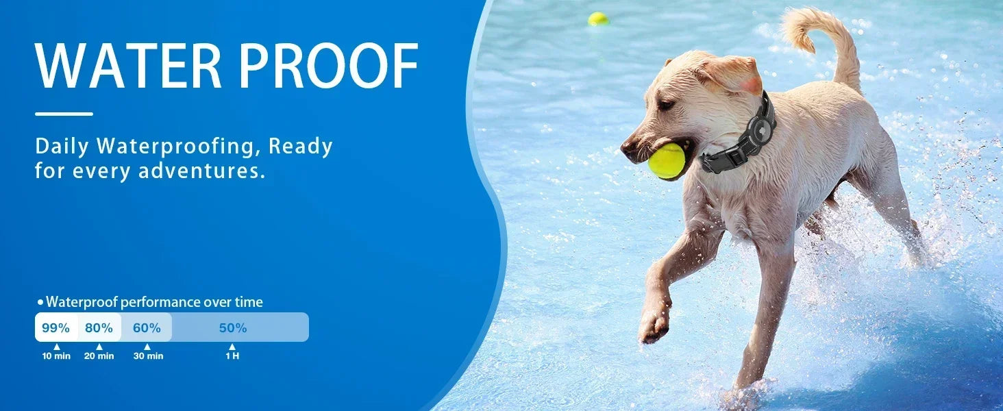 Kliply DogTrack — AirTag Waterproof Safety Collar