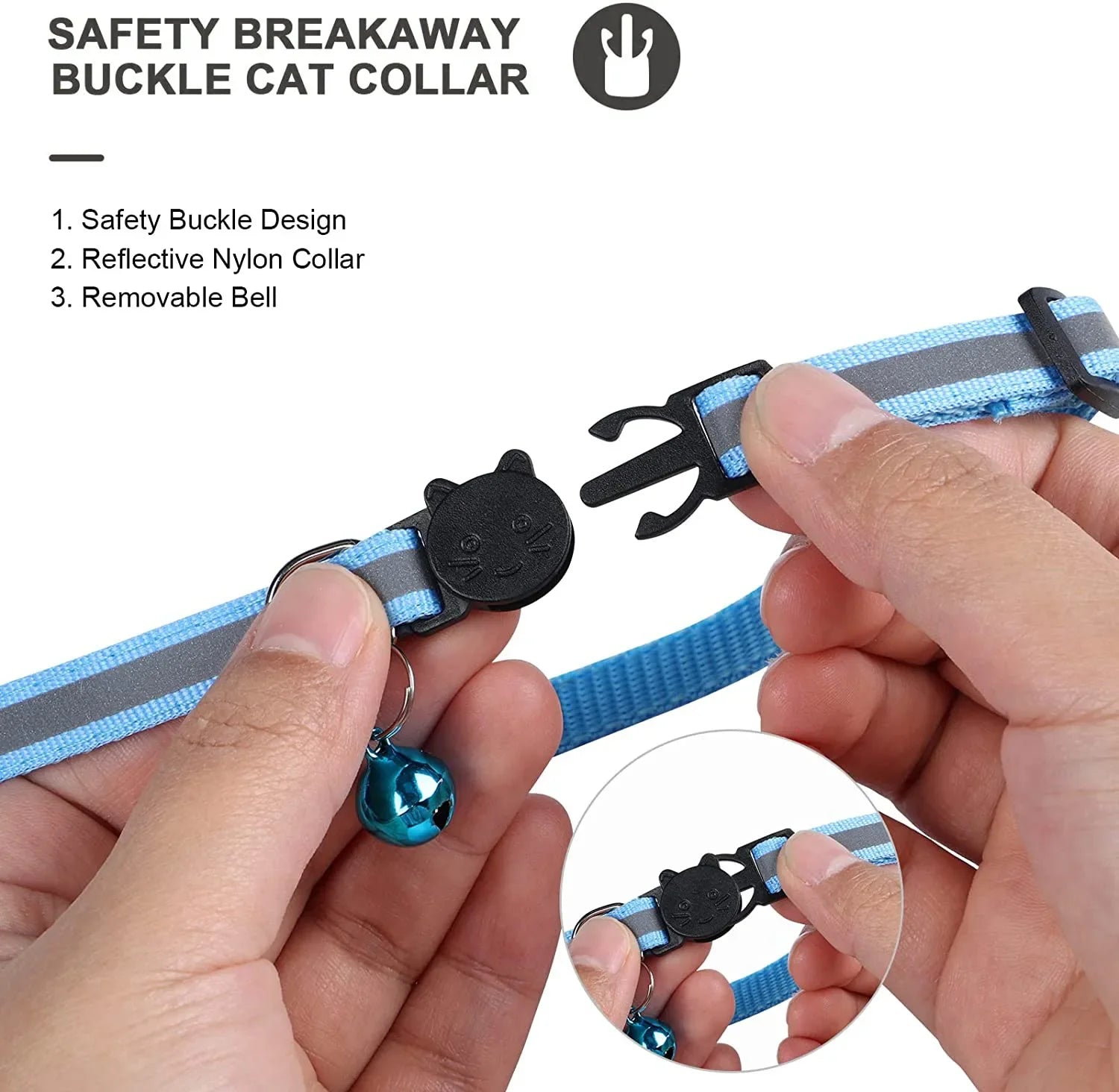 Kliply CatTrack — AirTag Breakaway Safety Collar