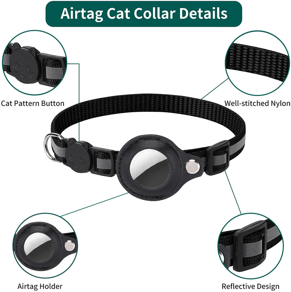 Kliply CatTrack — AirTag Breakaway Safety Collar